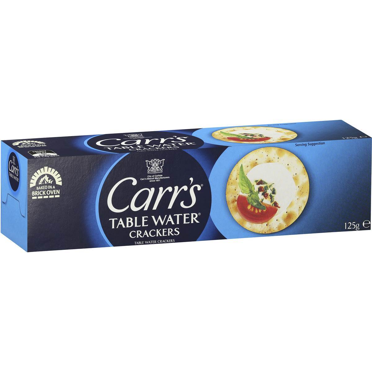CARR'S TABLE WATER CRACKERS 125G Willoughby Fresh