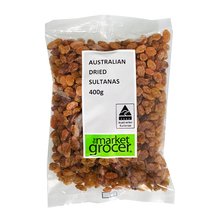 MARKET GROCER AUSTRALIAN DRIED SULTANAS 400g