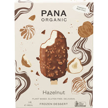 PANA ORG HAZELNUT DAIRY FREE ICE CREAM STICKS X 4