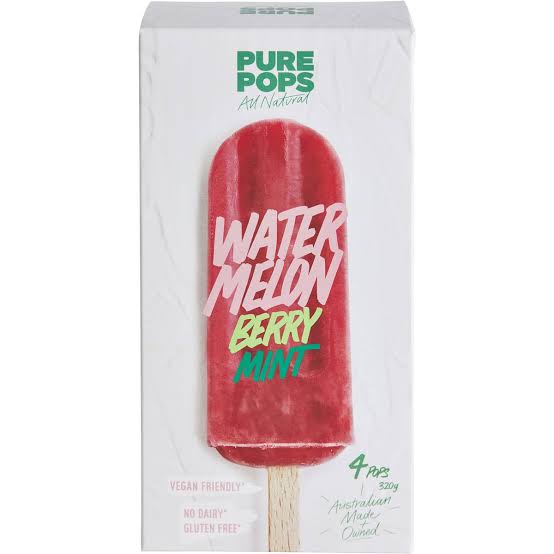 PURE POPS WATERMELON BERRY 4 PACK