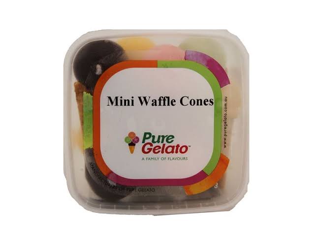 PURE GELATO MINI WAFFLE CONES