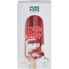 PURE POPS STRAWBERRY RHUBARB 4 PACK