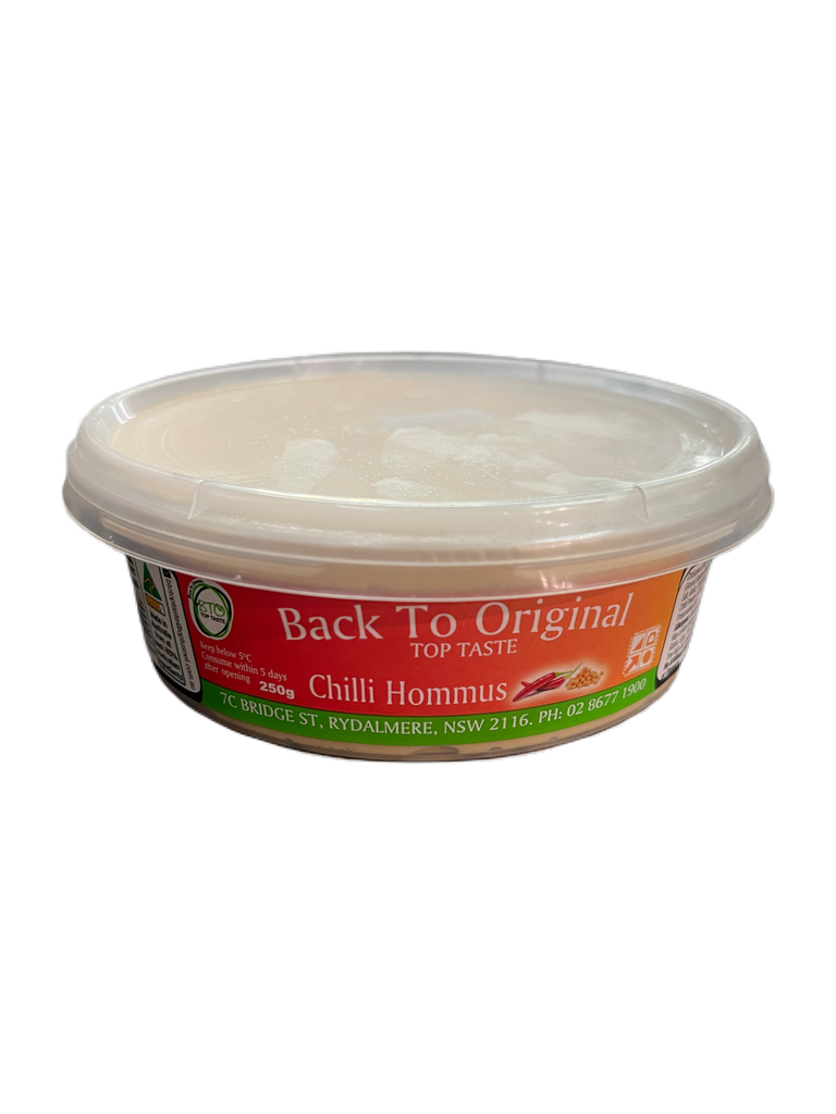 BTO CHILLI HOMMUS DIP 250G