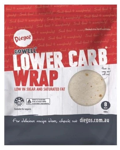 DIEGO'S LOWER CARB WRAP 400G