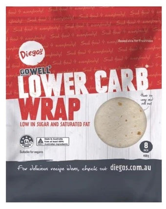DIEGO'S LOWER CARB WRAP 400G