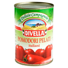 DIVELLA PEELED TINNED TOMATOES 400G