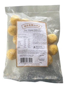 HERMANS FOUR CHEESE ARANCINI 350G