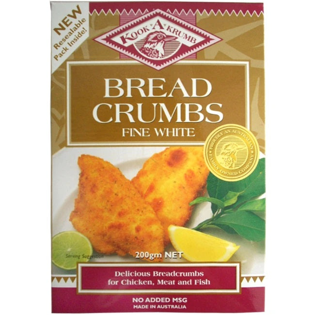 KOOKAKRUMB WHITE BREADCRUMBS 200G
