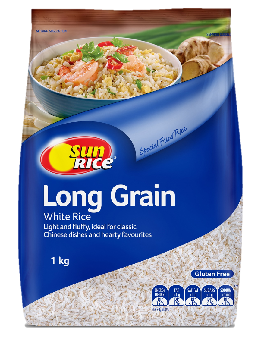 SUNRISE LONG GRAIN RICE 1KG – Willoughby Fresh