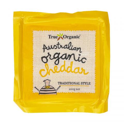 TRUE ORGANIC AUS CHEDDAR 200G