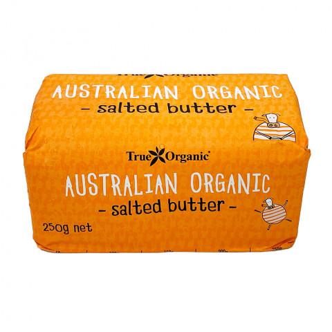 TRUE ORGANIC AUS SALTED BUTTER 250G