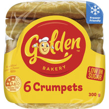GOLDEN BAKERY CRUMPETS 6 PACK