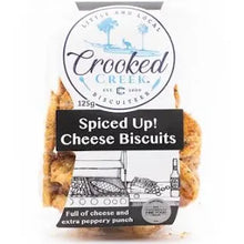 CROOKED CREEK SPICED UP CHEESE BISCUITS 125G