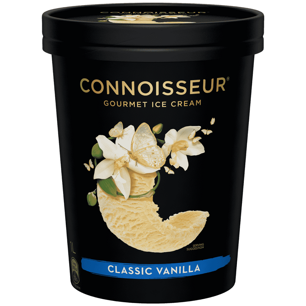 CONNOISSEUR ICE CREAM VANILLA 1L TUB