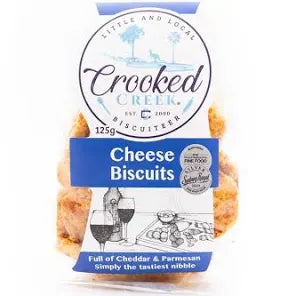 CROOKED CREEK CHEESE BISCUITS 180G