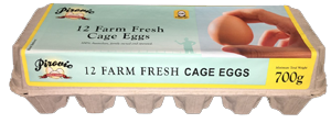PIROVIC CAGE EGGS DOZ 700G